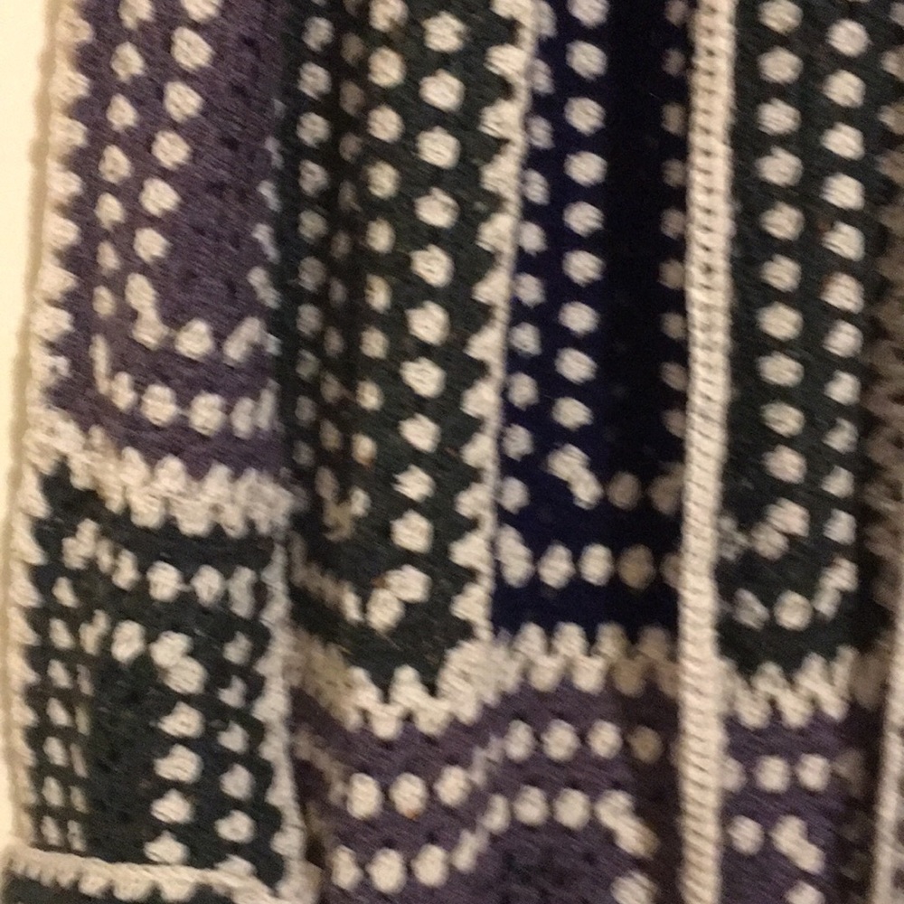 Multicolor Crochet Long Sweater - Picture 3 of 3